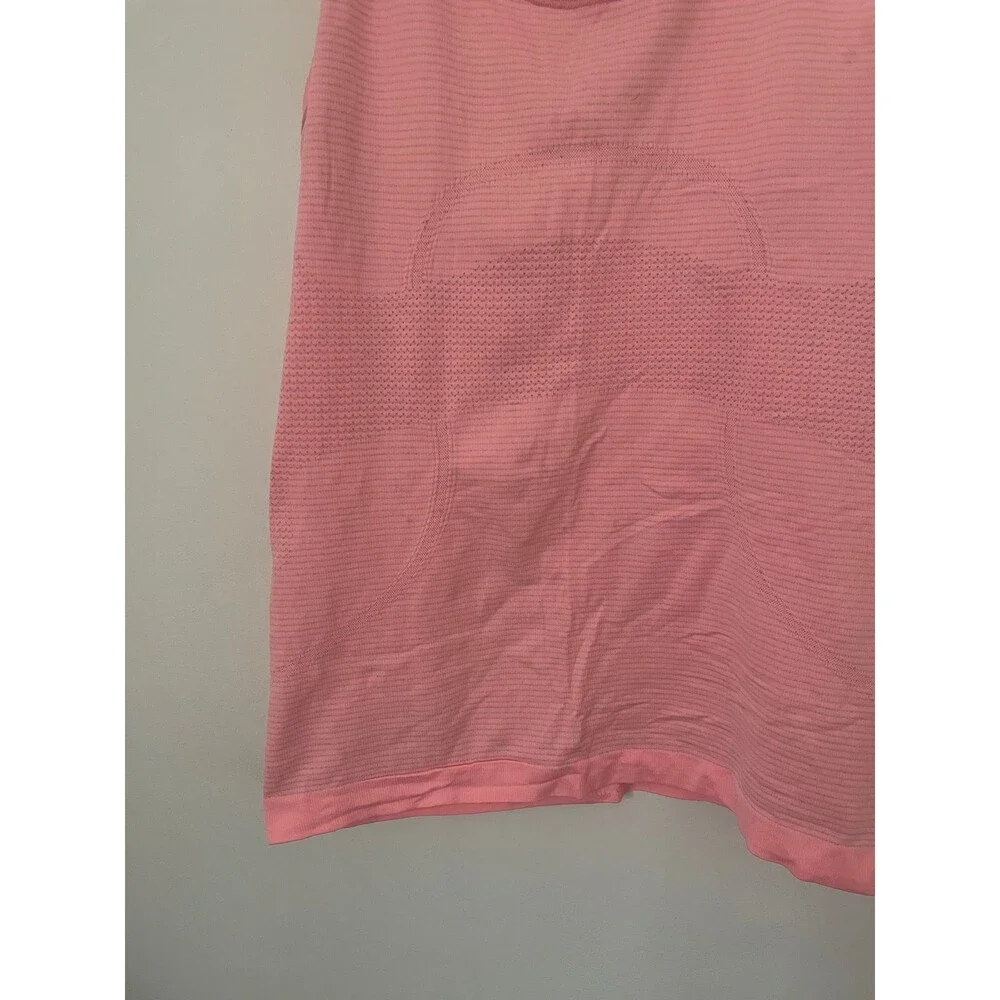 Lululemon womens racerback  pink taupe swiftly tank top  size 8 Great condition